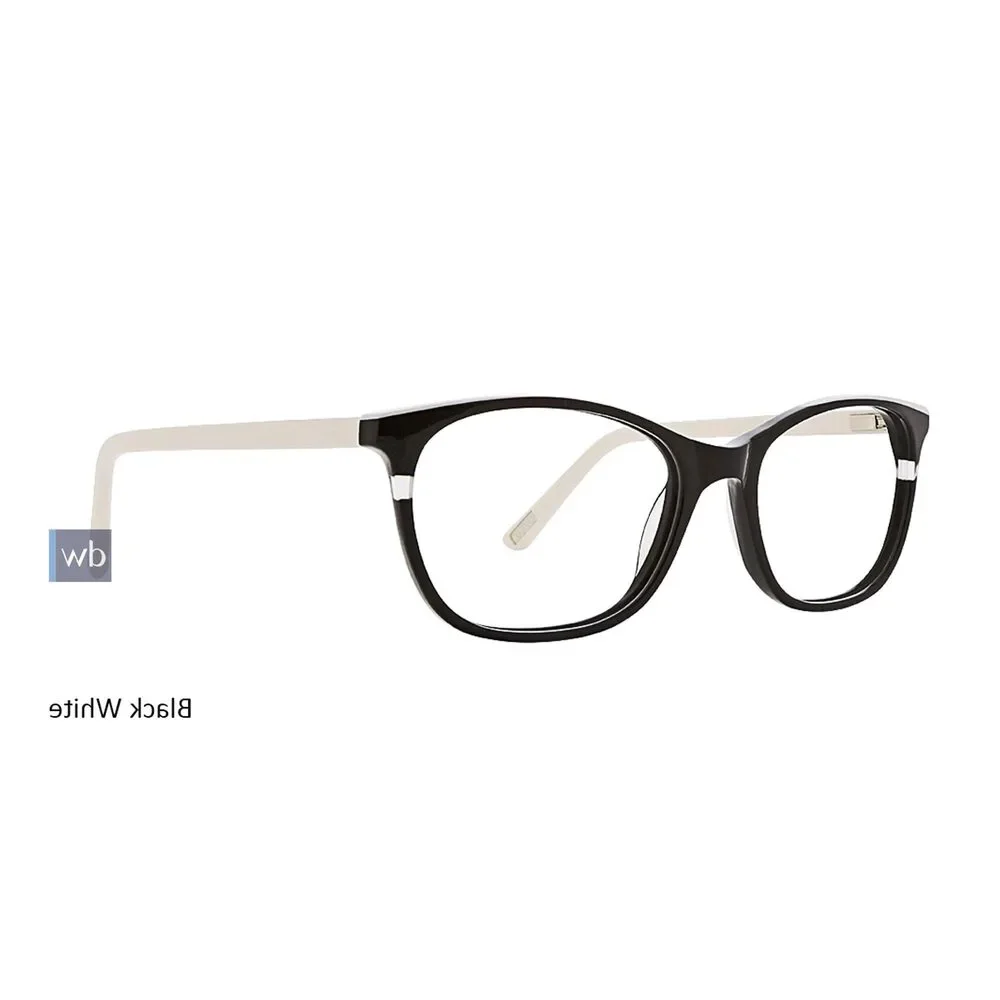 NWT Xoxo XOXO-TRINIDAD-BLACK-WHITE 53mm New Eyeglasses